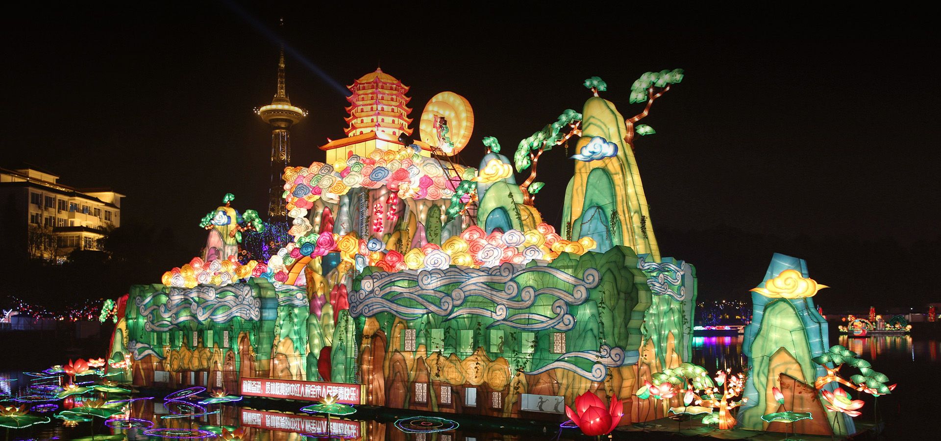 元宵花灯,自贡灯会,彩灯,彩车制作